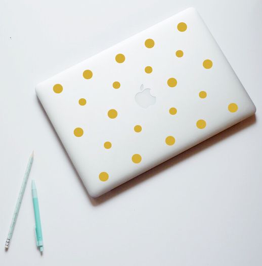 Dot Laptop Stickers, Dots, MacBook decal, Laptop Decal, Computer Decal