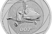 2024 UK 2 Pounds 1 oz Silver Bullion Coin - James Bond of the 60's BU (In Capsule)