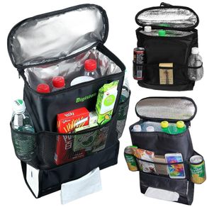 Car Back Seat Organizer with Thermal Bag Auto Back Seat Hanging