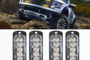 4pcs 12/24v  truck LED lights, 6SMD grille light strips, car lights, trailer lights, amber
