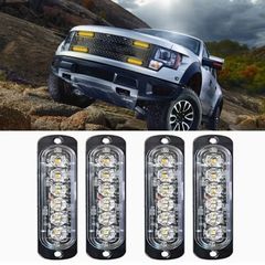 4pcs 12/24v  truck LED lights, 6SMD grille light strips, car lights, trailer lights, amber