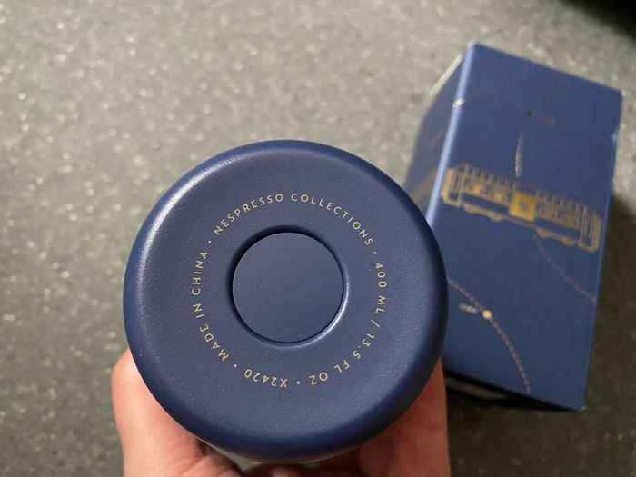 Nespresso LIMITED EDITION Nomad Festive Travel Mug Odyssey Blue
