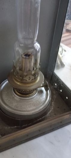 Antique French oil lamp maker Firmin Le Drezen  L.D.F working perfect ...nice!