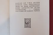 Collected Works of Padraic H. Pearce/ Songs of the Irish Rebels &amp; Specimens from an Irish Anthology/ Some Aspects of Irish Literature/ 3 Lectures on Gaelic Topics/ Phoenix Publishing Co./ 1925