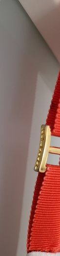 TED BAKER navy white striped red criss cross straps Sz 3 (Fit 10-12UK)