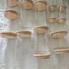 Glass Jar Storage Set x14: Sostrene Grene