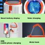 2 Pack Solar Camping Light, LED USB Rechargeable Tent Lamp, Waterproof 5 Modes Outdoor Lantern for Hiking, Camping, Fishing, Hunting, Emergency, Garden, Gazebo (FREE POSTAGE) Image 6