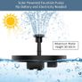 _Solar Fountain (2021 Model), Solar Pond Pump with 6 Effects, Solar Water Pump, Solar Floating Fountain, Pump for Garden Ponds or Bird Bath / Fish Tank Fountain Image 4