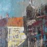 Mid Century Impasto oil on canvas painting Image 2