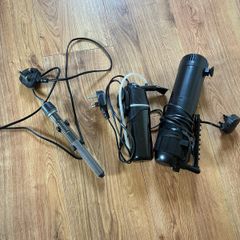 Fish Tank accessories, 2 filters  and a thermometer