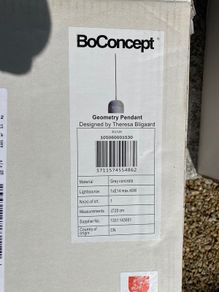 Bo Concept geometry pendant ceiling light x2