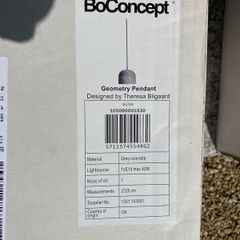 Bo Concept geometry pendant ceiling light x2