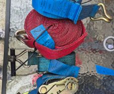 Heavy Duty Ratchet Strap 5Tonne Break . 2.5T LC 8m and 7.5m Long