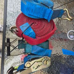 Heavy Duty Ratchet Strap 5Tonne Break . 2.5T LC 8m and 7.5m Long