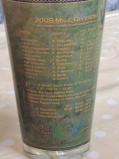 Commerative Horse Racing Tumblers
