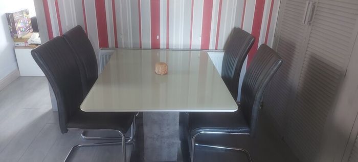 Table and chairs