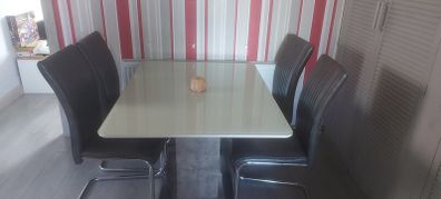 Table and chairs