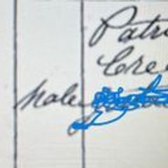 Tom Crean - Birth Certificate - Irish Antarctic Explorer - Free Postage