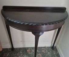 dark mahogany hall table
