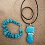 Turquise set : necklace and brancelet Image 2