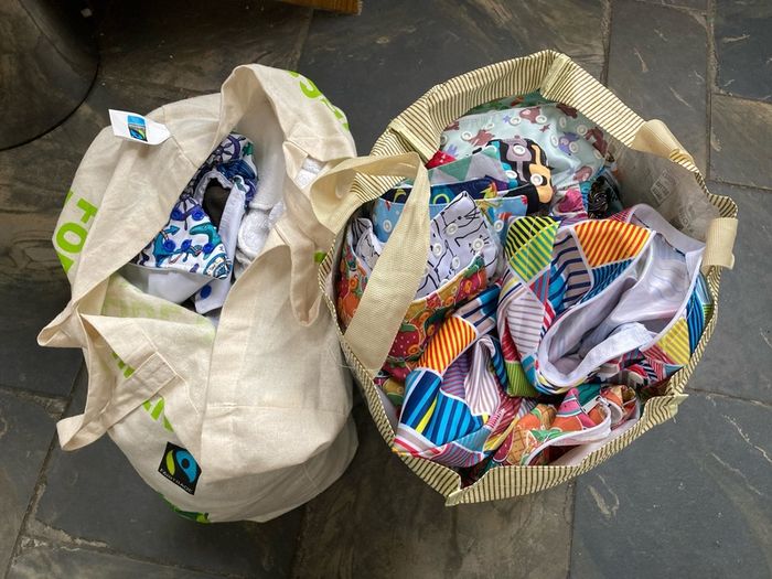 Cloth nappies and inserts bundle . Clean and ready to go.