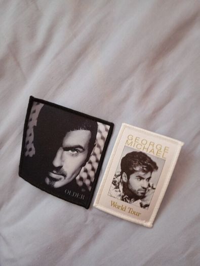 George Michael tour patches x2