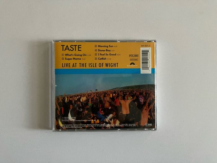 Taste Live at the Isle of Wight CD NM Rory Gallagher