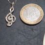 Silver Treble Clef Image 2