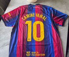 Barcelona Home jersey 26/27 Lamine Yamal #10 (Last year squad number)