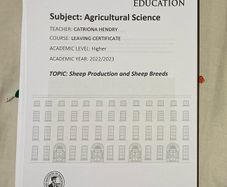 Leaving Cert Ag Science Institute Notes