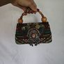 Mary Frances Vintage Designer Beaded Bag With Semi Precious S Image 2