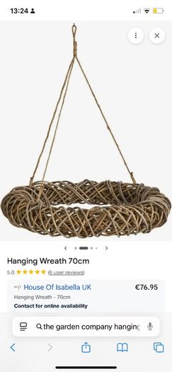 hanging wreath 70cm, perfect condition