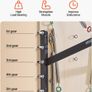 Wall-Mounted Pilates Reformer Springboard Maple Wood Resistance Training System for Home & Studio Image 5