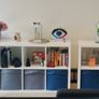 QUICK SALE (BARGAIN): IKEA White Cube Storage Shelves (Set of 2 Units) + Storage Bins | Excellent Condition - Collection D13 Image 6
