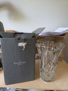 waterford crystal 10inch vase