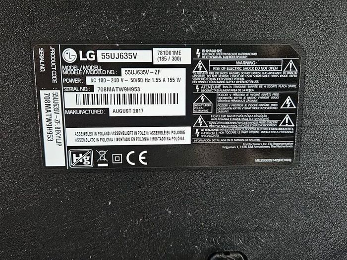 55" Lg Tv