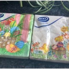 2 Packs Easter Napkins