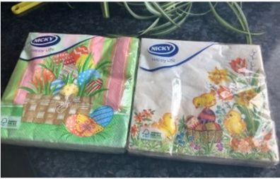2 Packs Easter Napkins