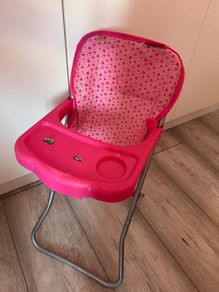 Doll feeding chair