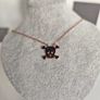 Necklace Skull 925 Sterling Silver Image 3