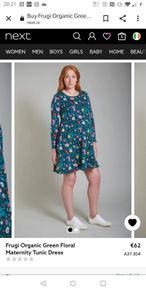 frugi maternity dress with pockets