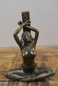 Erotic Woman - Bronze, Signed