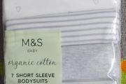 Marks &amp; Spencer's Tiny Baby 6lbs. New 7 Pack Bodysuits.