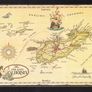 1989 Alderney 250th Anniversary of Batside's Survey of Alderney Commemorative Stamps on Alderney Postcard with first day of issue cancel. Probably unique Image 2
