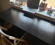 desk and chair