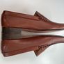 Fitzpatricks men's slip on leather tan shoes Image 6
