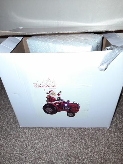 BN Santa red tractor LED