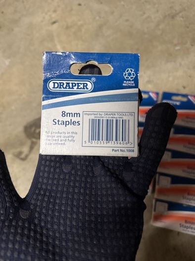 8mm staples. 15packs of 1000