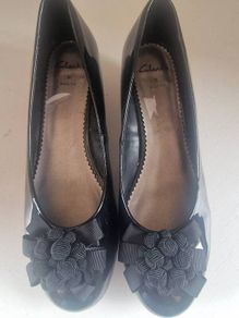 New Clarks wedge ballerina  shoes sz 9