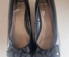New Clarks wedge ballerina  shoes sz 9